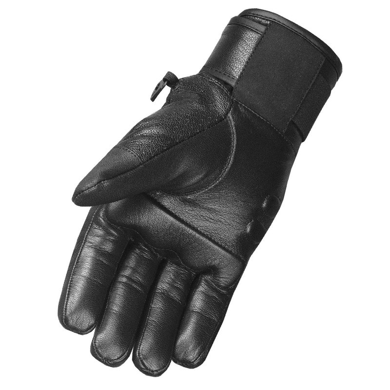 Jackets 4 Bikes TorqueFist Men's Motorcycle Gloves, Premium Leather, Touch Screen Protective Gel Padded Palm Biker Cruiser Glove Black XXL - Image 3